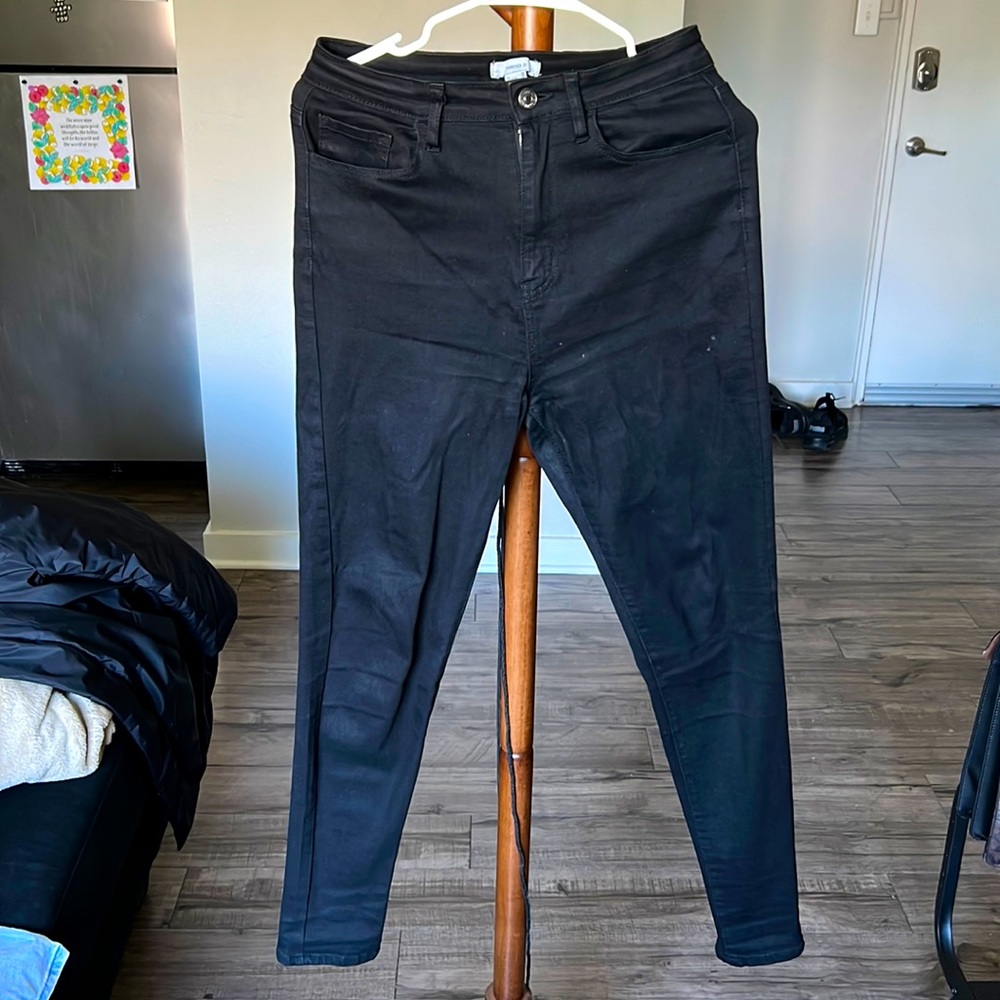 Forever 21, black skinny jeans